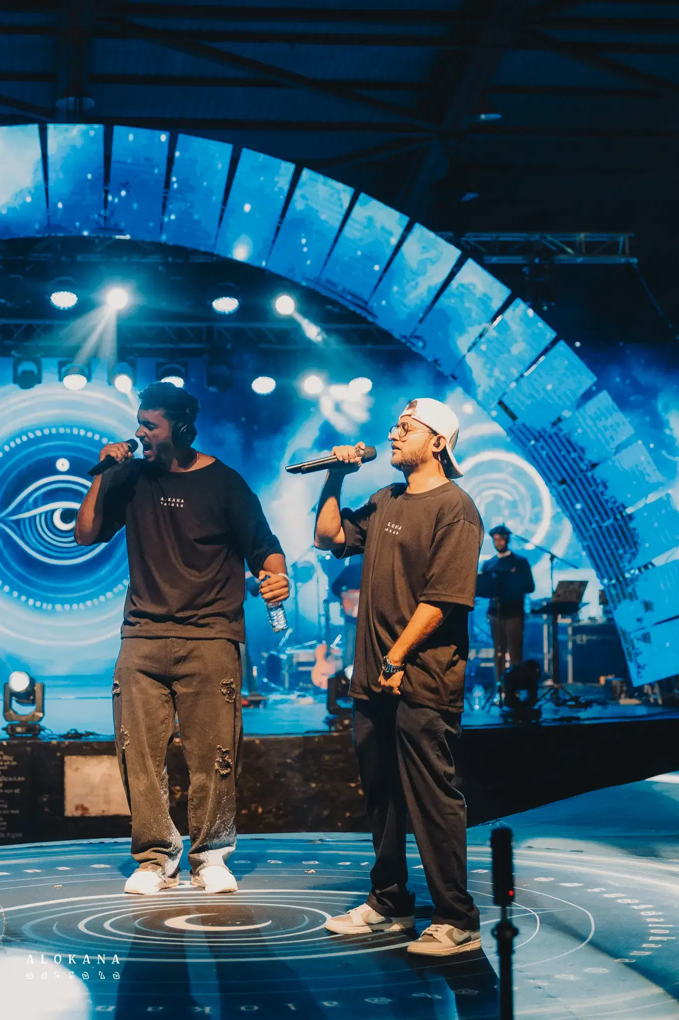 Performer silhouette